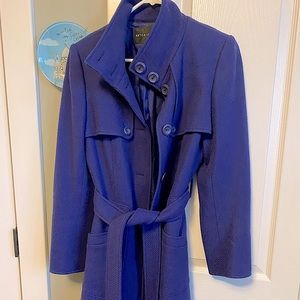 Antonio Melani Wool Blend Trench Coat